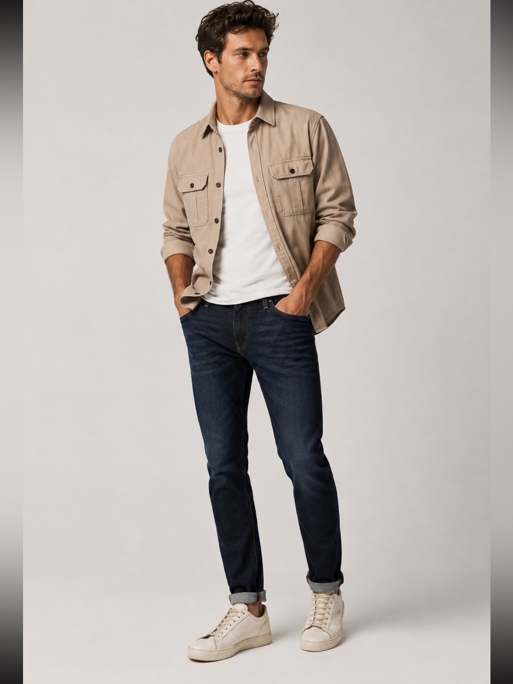Men's Scotch & Soda Ralston  Dark Blue Narrow & Straight Fit Jeans